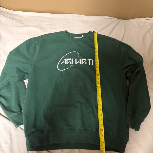 Carhartt Men's Forest Green Crewneck Sweater - Picture 3 of 5